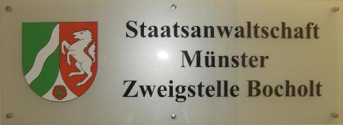 Schild Staatsanwaltschaft